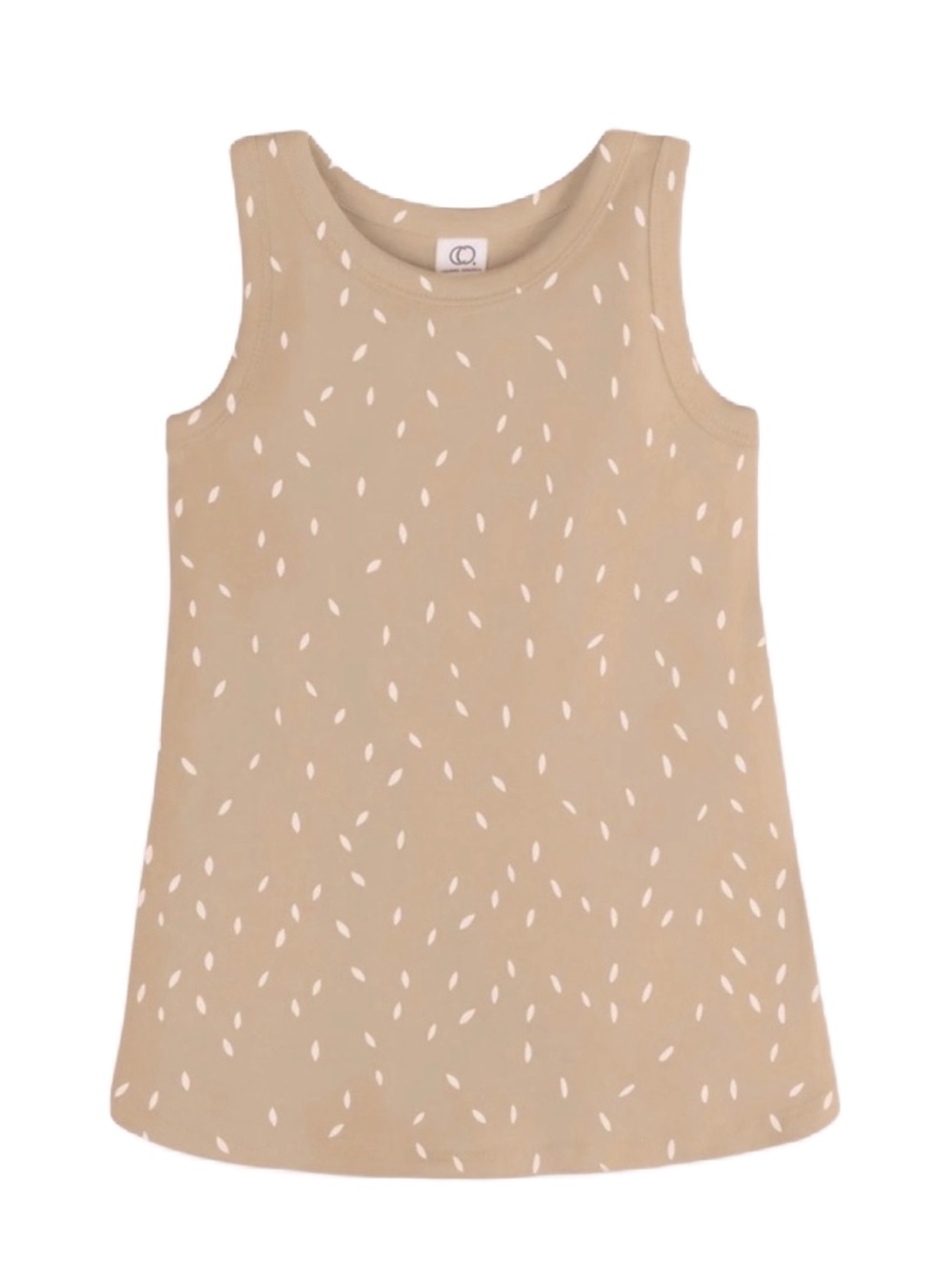 - Colored Organic Sleeveless Dress